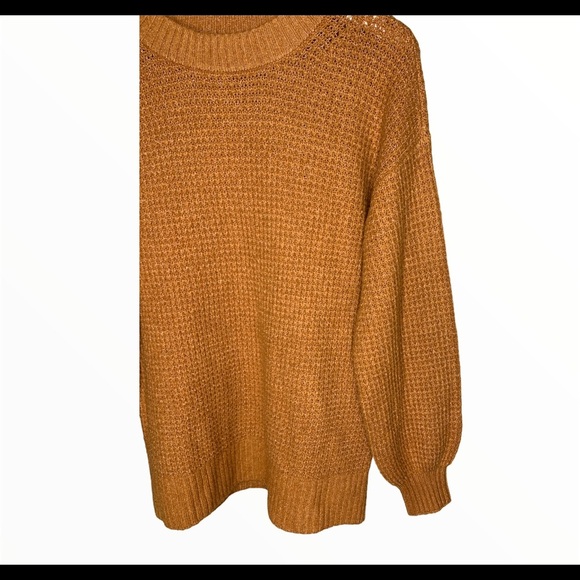 AMERICAN EAGLE Cloudspun Crew Sweater With Long Sleeves Rust Orange Size XS - Picture 5 of 9